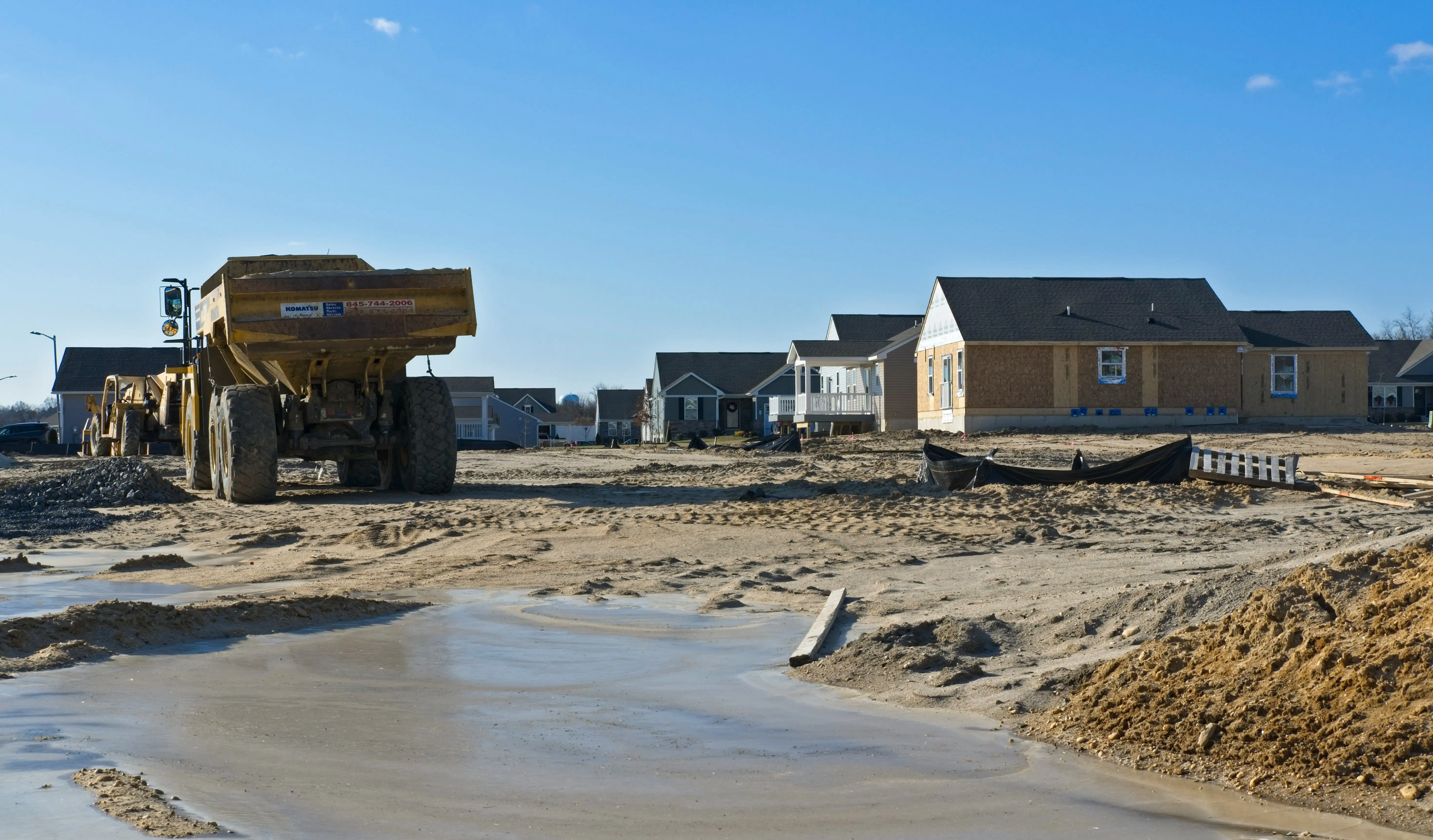 Home building site